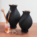 Kit 2 Peças Vasos Cerâmicos Artesanais para Decoração Sofisticada