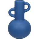Vaso Decorativo em Cerâmica Azul Elegante
