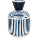 Vaso Decorativo em Cerâmica Azul Elegante